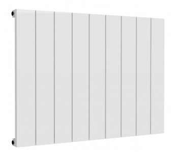 Reina Casina White Aluminium Single Panel Horizontal Radiator 600mm x 850mm