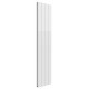 Reina Casina White Aluminium Double Panel Vertical Radiator 1800mm x 375mm