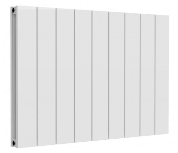 Reina Casina White Aluminium Double Panel Horizontal Radiator 600mm x 850mm
