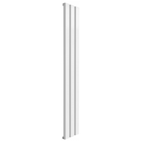 Reina Vicari White Aluminium Single Panel Vertical Radiator 1800mm x 300mm