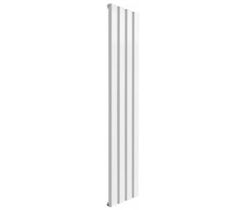 Reina Vicari White Aluminium Single Panel Vertical Radiator 1800mm x 400mm