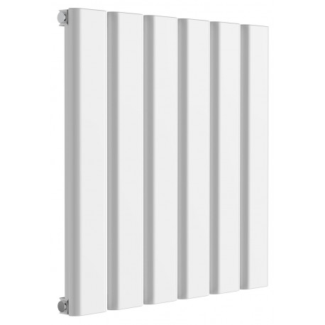 Reina Vicari White Aluminium Single Panel Horizontal Radiator 600mm x 600mm