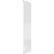 Reina Flat Single Panel White Vertical Designer Radiator 1800mm High x 366mm Wide
