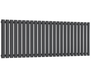 Reina Neva Anthracite Single Panel Horizontal Radiator 550mm x 1416mm