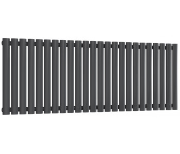 Reina Neva Anthracite Single Panel Horizontal Radiator 550mm x 1416mm