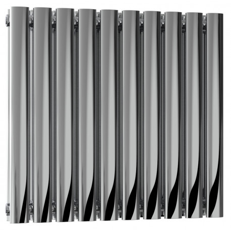 Reina Nerox Polished Stainless Steel Double Panel Radiator 600mm x 590mm