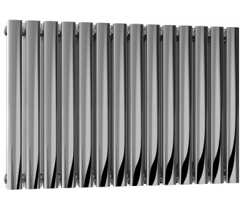 Reina Nerox Polished Stainless Steel Double Panel Radiator 600mm x 826mm
