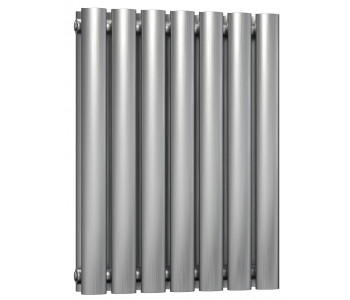 Reina Nerox Brushed Stainless Steel Double Panel Radiator 600mm x 413mm