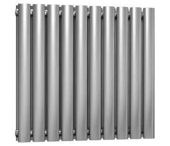 Reina Nerox Brushed Stainless Steel Double Panel Radiator 600mm x 590mm