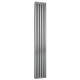 Reina Nerox Brushed Stainless Steel Double Panel Radiator 1800mm x 295mm