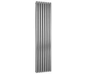 Reina Nerox Brushed Stainless Steel Double Panel Radiator 1800mm x 413mm