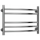 Reina Eos Stainless Steel Towel Rail Curved 430mm High x 600mm Wide