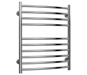 Reina Eos Stainless Steel Towel Rail Curved 720mm High x 600mm Wide