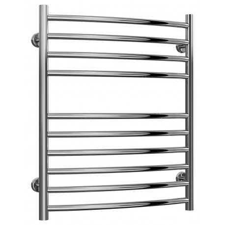 Reina Eos Stainless Steel Towel Rail Curved 720mm High x 600mm Wide