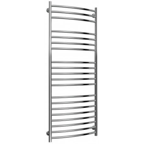 Reina Eos Stainless Steel Towel Rail Curved 1500mm High x 600mm Wide