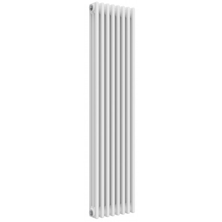 Reina Colona White 3 Column Traditional Designer Radiator 1500mm High x 380mm Wide