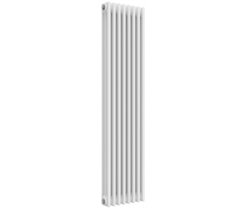 Reina Colona White 3 Column Traditional Designer Radiator 1500mm High x 380mm Wide