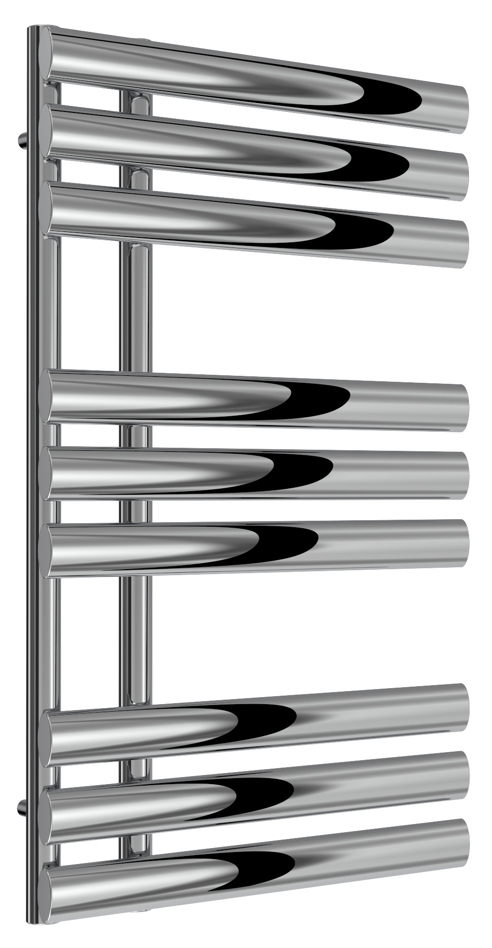 Reina Chisa Chrome Designer Towel Rail 820mm x 500mm Designer Bathroom Store