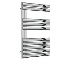 Reina Scalo Polished Stainless Steel Towel Rail 826mm High x 500mm Wide