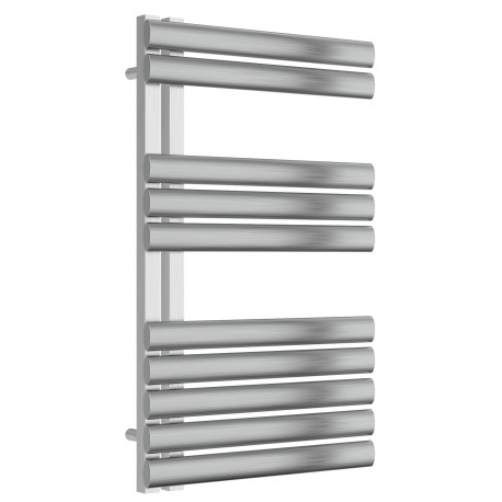 Reina Scalo Brushed Stainless Steel Towel Rail 826mm High x 500mm Wide
