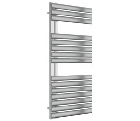 Reina Scalo Brushed Stainless Steel Towel Rail 1120mm High x 500mm Wide