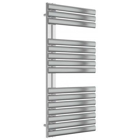 Reina Scalo Brushed Stainless Steel Towel Rail 1120mm High x 500mm Wide