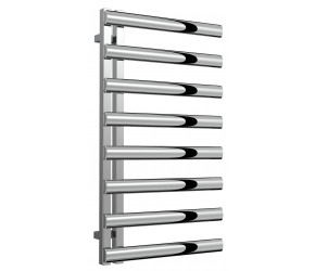 Reina Cavo Polished Stainless Steel Towel Rail 880mm High x 500mm Wide