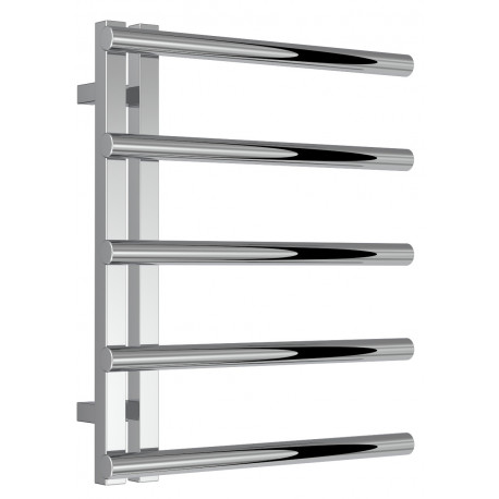 Reina Celico Polished Stainless Steel Designer Towel Rail 585mm High x 500mm Wide