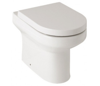 Kartell Bijoux Back To Wall Toilet Pan with Soft Close Seat