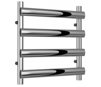 Reina Deno Polished Stainless Steel Towel Rail 496mm High x 500mm Wide