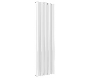 Reina Belva White Aluminium Single Panel Vertical Radiator 1800mm x 516mm