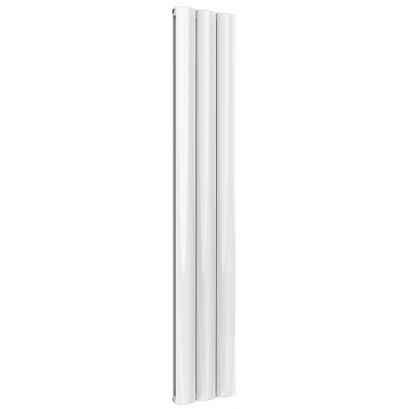 Reina Belva White Aluminium Double Panel Vertical Radiator 1800mm x 308mm