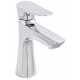 Kartell Focus Chrome Mono Basin Mixer Tap With Clicker Waste