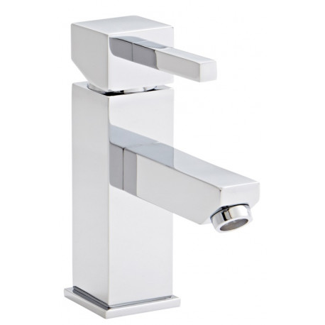Kartell Pure Chrome Mono Basin Mixer Tap With Clicker Waste
