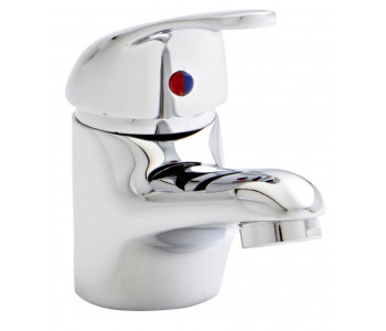 Kartell G4K Chrome Mono Basin Mixer Tap With Clicker Waste