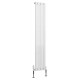 Wyvern White Flat Single Panel Vertical Radiator 1600mm x 272mm