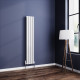 Wyvern White Flat Single Panel Vertical Radiator 1600mm x 272mm