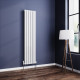 Wyvern White Flat Single Panel Vertical Radiator 1800mm x 408mm