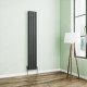 Wyvern Anthracite Flat Double Panel Vertical Radiator 1800mm x 272mm