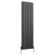 Wyvern Anthracite Flat Double Panel Vertical Radiator 1800mm x 476mm
