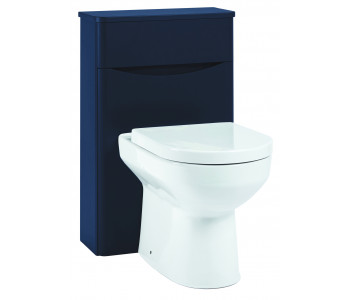 Iona Contour Indigo Blue Back To Wall Toilet WC Unit 500mm
