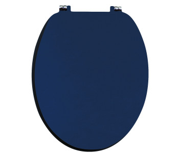 Iona Indigo Blue Wooden Soft Close Toilet Seat