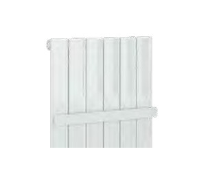 Eastbrook Addington Type10 Single Flat Style Towel Hanger Gloss White 292mm
