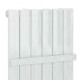 Eastbrook Addington Type10 Single Flat Style Towel Hanger Gloss White 588mm