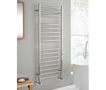Kartell Orlando Polished Stainless Steel Straight Towel Rail 1500mm x 500mm