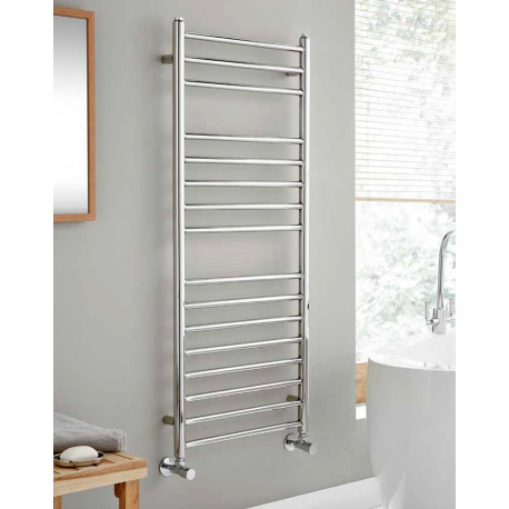 Kartell Orlando Polished Stainless Steel Curved Towel Rail 720mm x 600mm