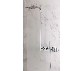 Eastbrook Veroli Chrome Thermostatic Shower Set with Shelf