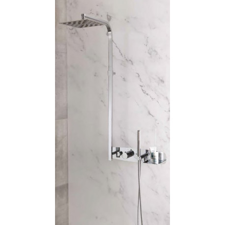 Eastbrook Veroli Chrome Thermostatic Shower Set with Shelf