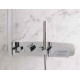 Eastbrook Veroli Chrome Thermostatic Shower Set with Shelf