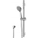 Eastbrook Chrome Slim Sliding Shower Riser Kit